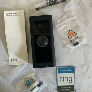 Wired ring doorbell